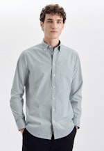 Shaped Chemise d'affaires carreaux in Vert |  Seidensticker Onlineshop