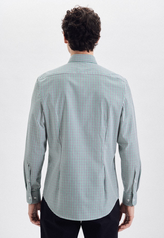 Shaped Chemise d'affaires carreaux in Vert |  Seidensticker Onlineshop
