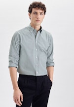 Shaped Chemise d'affaires carreaux in Vert |  Seidensticker Onlineshop