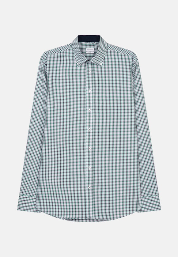 Shaped Chemise d'affaires carreaux in Vert |  Seidensticker Onlineshop