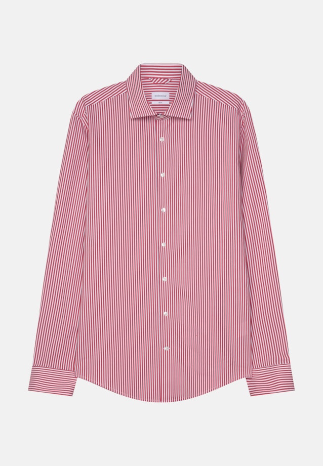 Slim Chemise performance rayures in Rouge |  Seidensticker Onlineshop