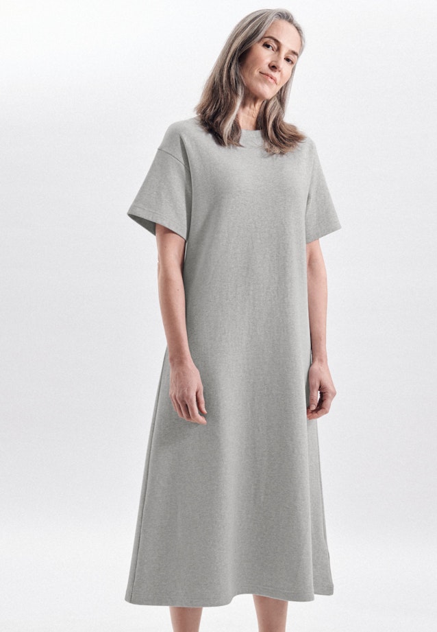 Crew Neck Dress in Grey |  Seidensticker Onlineshop