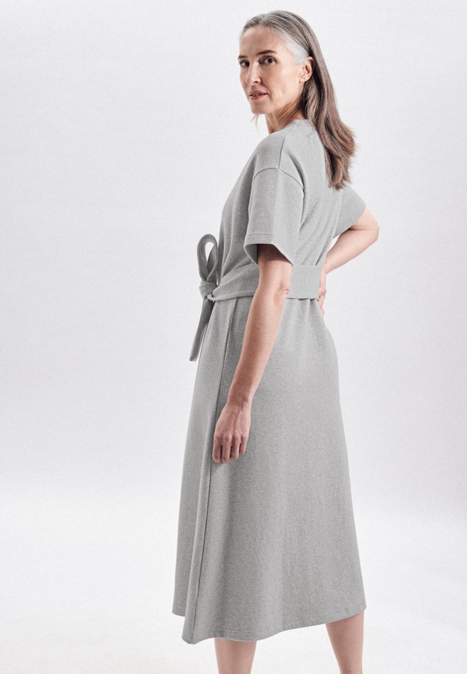 Glatt Midi Kleid in Grau | Seidensticker Onlineshop