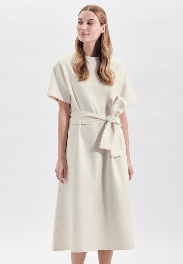 Kleid Uni in Ecru |  Seidensticker Onlineshop
