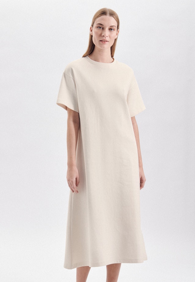 Kleid Uni in Ecru |  Seidensticker Onlineshop