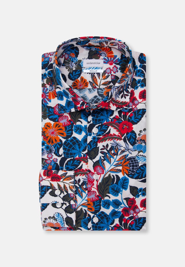 Regular Business shirt Print in Red |  Seidensticker Onlineshop