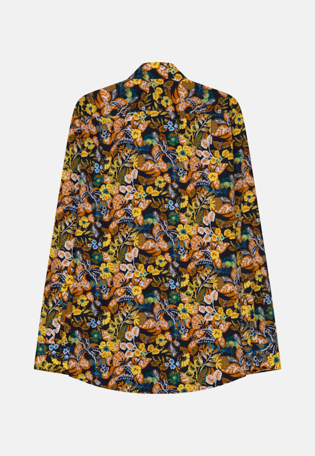 Regular Business shirt Print in Orange |  Seidensticker Onlineshop