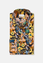 Regular Business shirt Print in Orange |  Seidensticker Onlineshop