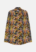 Regular Business shirt Print in Orange |  Seidensticker Onlineshop