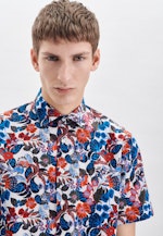 Regular Business Hemd Druck in Rot |  Seidensticker Onlineshop