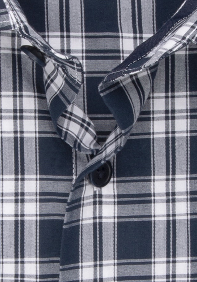Regular Casual Shirt Check in Dark Blue | Seidensticker Onlineshop