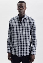 Regular Casual Hemd Karo in Dunkelblau |  Seidensticker Onlineshop