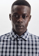 Regular Casual Hemd Karo in Dunkelblau |  Seidensticker Onlineshop