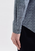 Slim Performance shirt Print in Dark Blue |  Seidensticker Onlineshop