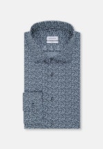 Slim Performance shirt Print in Dark Blue |  Seidensticker Onlineshop