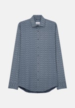 Slim Performance shirt Print in Dark Blue |  Seidensticker Onlineshop