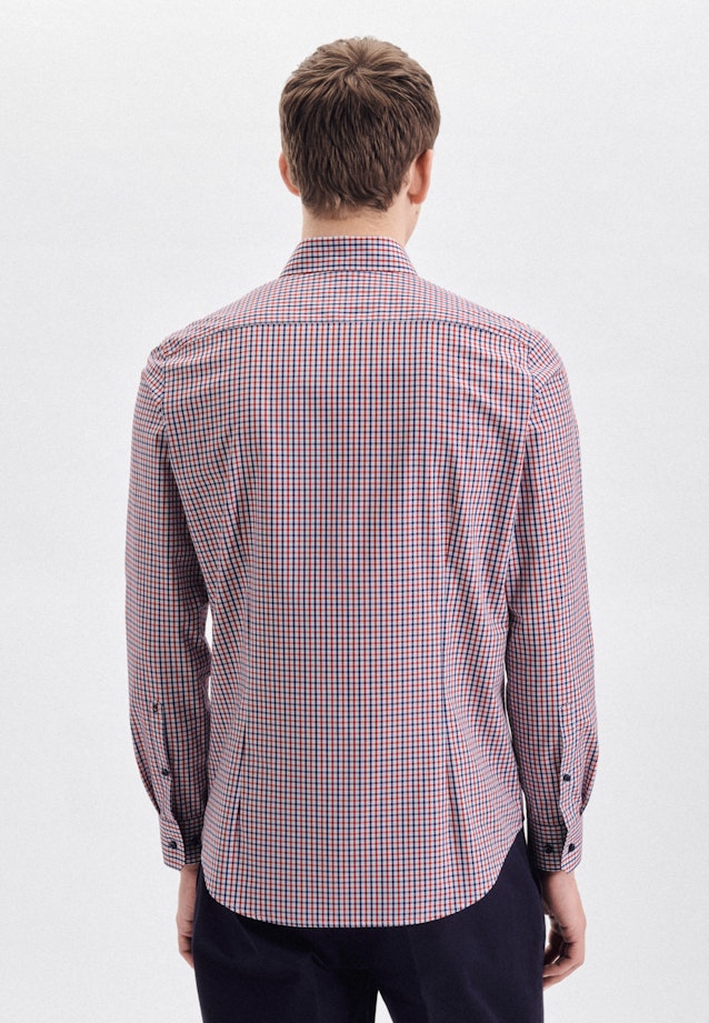 Slim Business shirt Check in Red |  Seidensticker Onlineshop