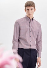 Slim Business shirt Check in Red |  Seidensticker Onlineshop