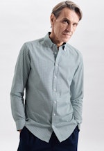 Slim Business shirt Check in Green |  Seidensticker Onlineshop