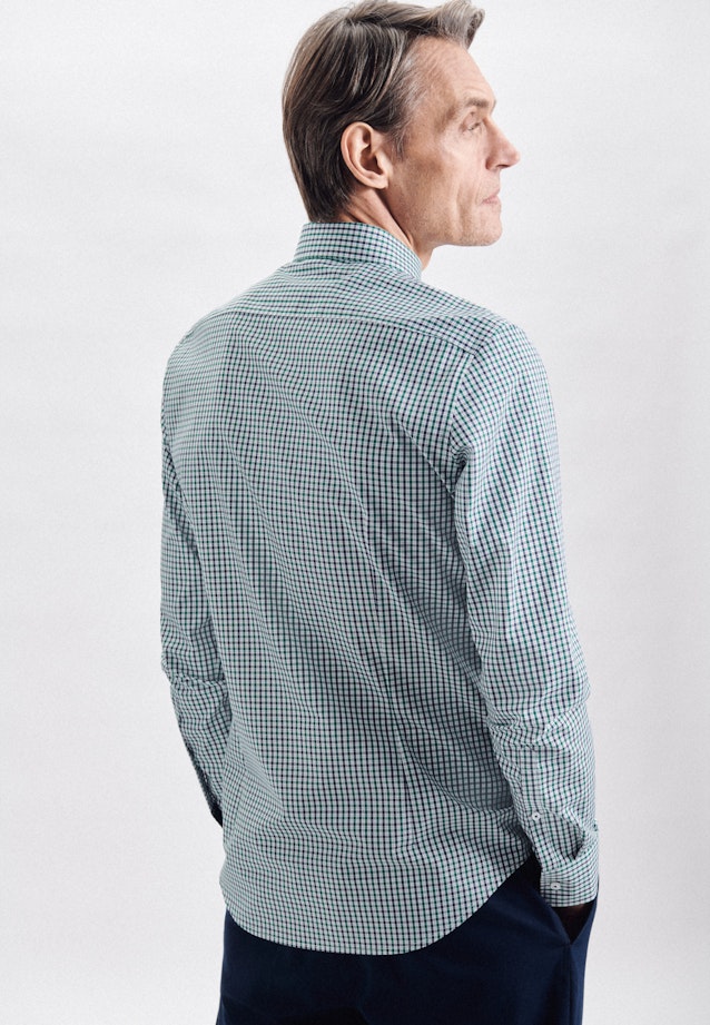 Slim Business shirt Check in Green |  Seidensticker Onlineshop
