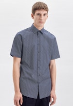 Regular Chemise d'affaires Imprimé in Bleu Foncé |  Seidensticker Onlineshop