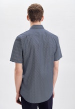 Regular Chemise d'affaires Imprimé in Bleu Foncé |  Seidensticker Onlineshop