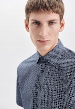 Regular Chemise d'affaires Imprimé in Bleu Foncé |  Seidensticker Onlineshop