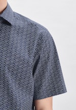 Regular Chemise d'affaires Imprimé in Bleu Foncé |  Seidensticker Onlineshop
