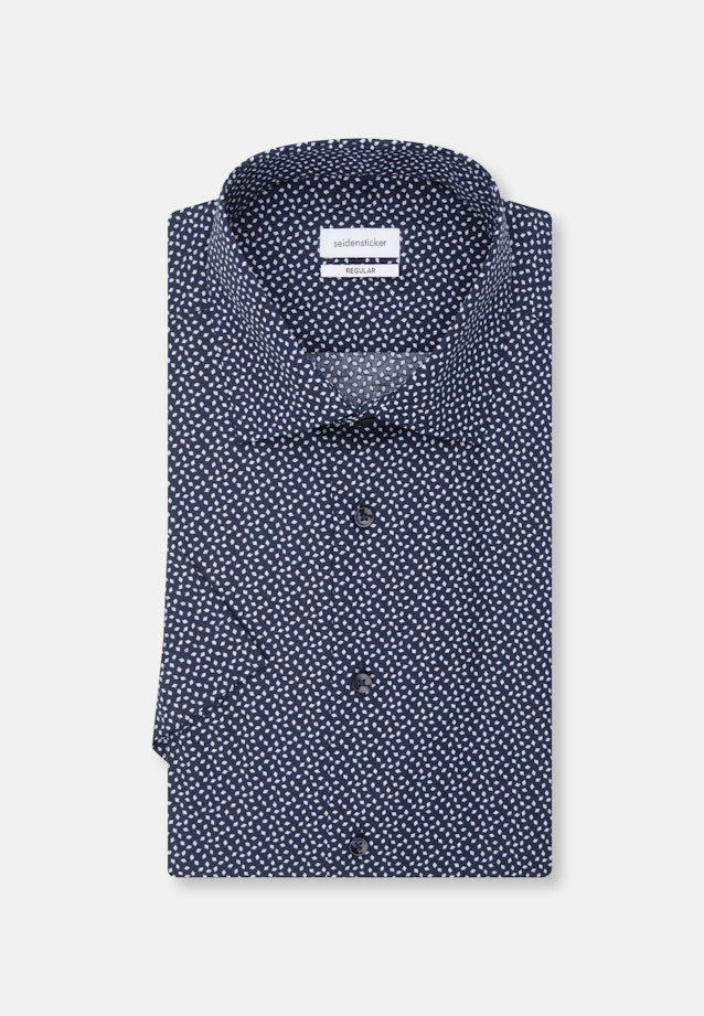 Regular Chemise d'affaires Imprimé in Bleu Foncé |  Seidensticker Onlineshop
