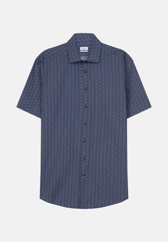 Regular Chemise d'affaires Imprimé in Bleu Foncé |  Seidensticker Onlineshop