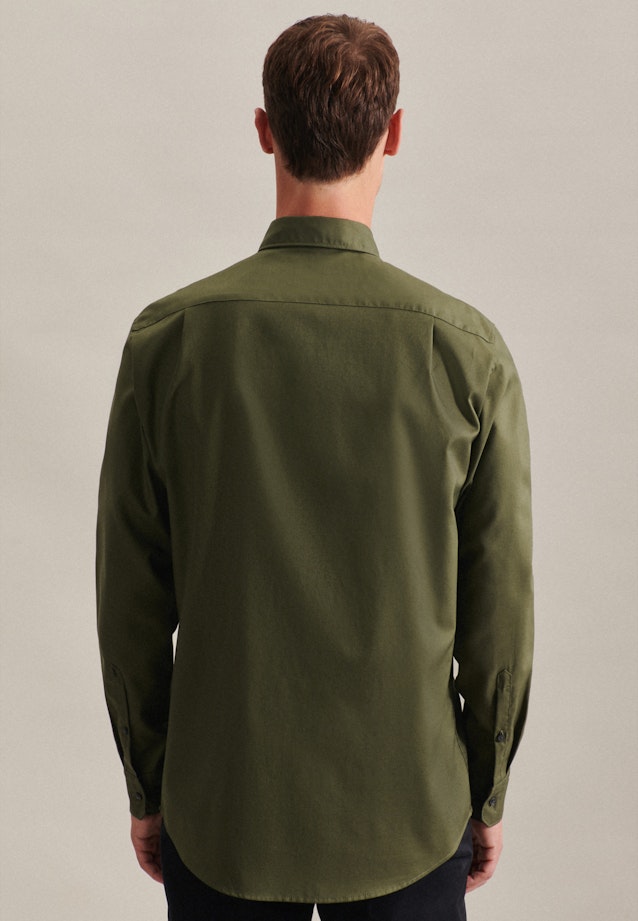 Regular Business Hemd Uni in Grün |  Seidensticker Onlineshop