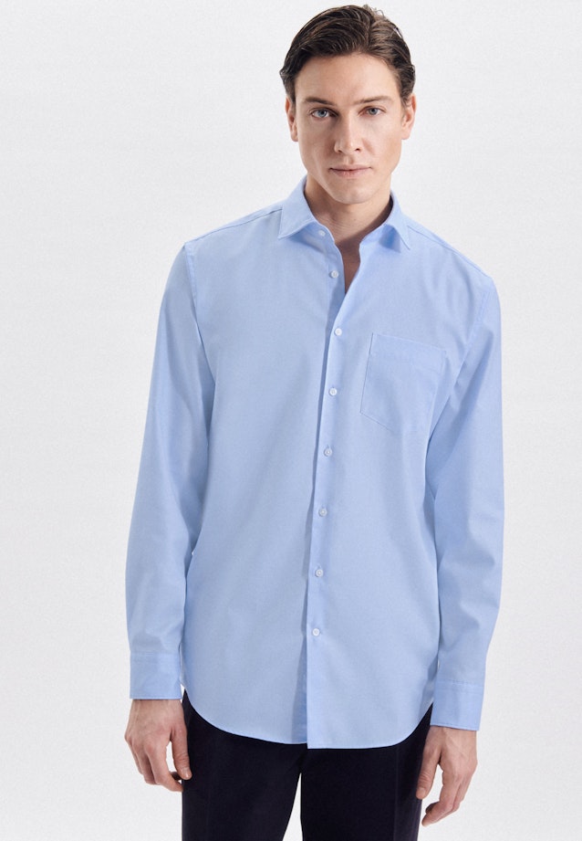 Regular Business shirt Uni in Light Blue |  Seidensticker Onlineshop