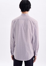 Regular Performancehemd Druck in Rot |  Seidensticker Onlineshop