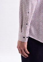 Regular Performancehemd Druck in Rot |  Seidensticker Onlineshop