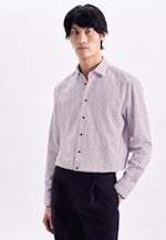 Regular Performancehemd Druck in Rot |  Seidensticker Onlineshop