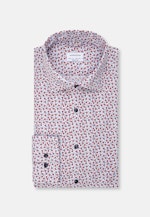 Regular Performancehemd Druck in Rot |  Seidensticker Onlineshop