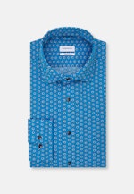 Regular Chemise performance Imprimé in Turquoise |  Seidensticker Onlineshop