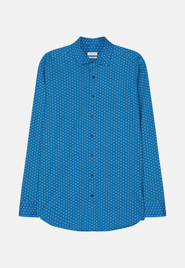 Regular Chemise performance Imprimé in Turquoise |  Seidensticker Onlineshop