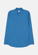 Regular Chemise performance Imprimé in Turquoise |  Seidensticker Onlineshop