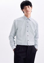 Regular Business Hemd Druck in Hellblau |  Seidensticker Onlineshop