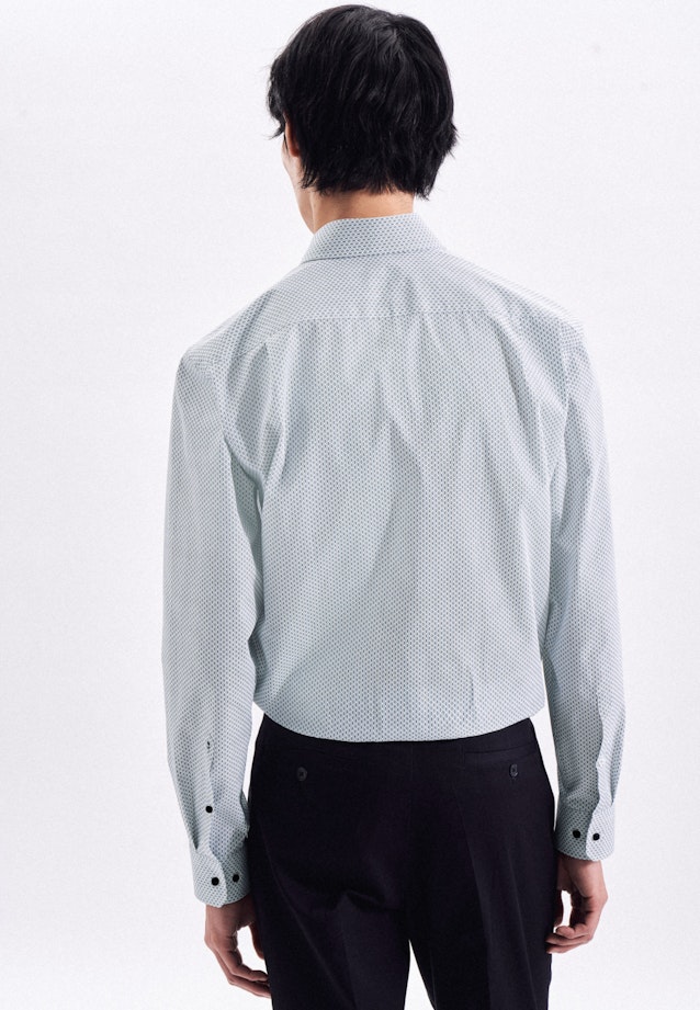 Regular Business Hemd Druck in Hellblau |  Seidensticker Onlineshop