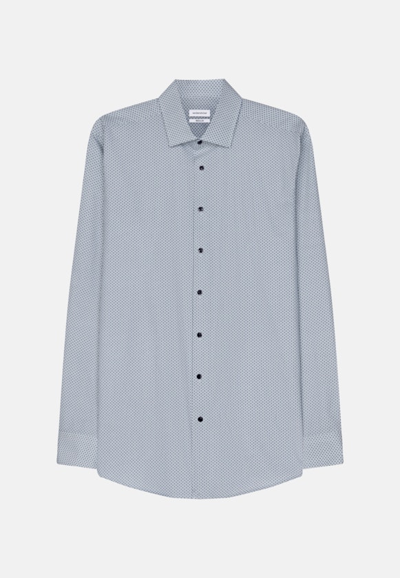 Regular Business Hemd Druck in Hellblau |  Seidensticker Onlineshop