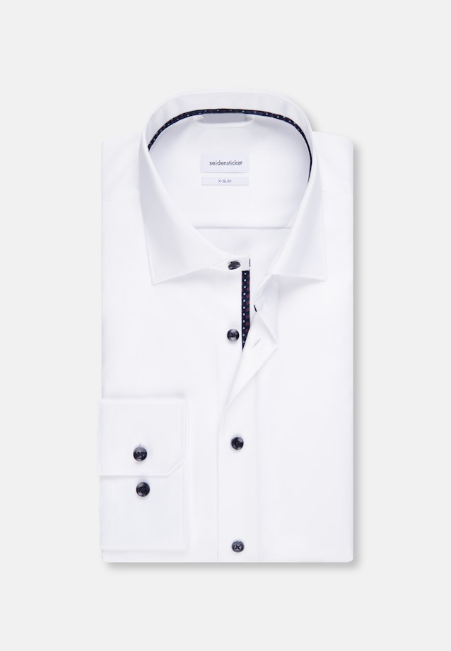 X-Slim Chemise d'affaires Uni in Blanc |  Seidensticker Onlineshop