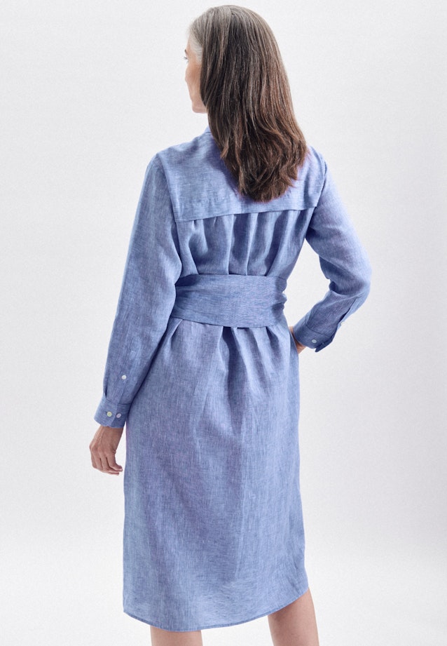 Robe Regular Manche Longue in Bleu Foncé |  Seidensticker Onlineshop