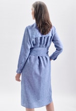 Robe Regular Manche Longue in Bleu Foncé |  Seidensticker Onlineshop