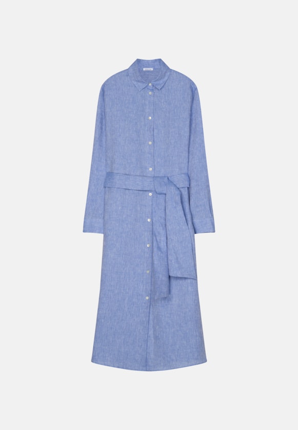 Robe Regular Manche Longue in Bleu Foncé |  Seidensticker Onlineshop