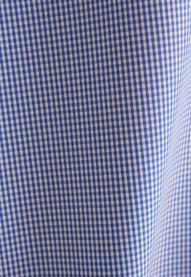 Regular Chemise d'affaires carreaux in Bleu Moyen |  Seidensticker Onlineshop