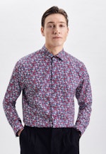 Regular Performance shirt Print in Red |  Seidensticker Onlineshop