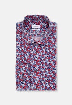 Regular Performance shirt Print in Red |  Seidensticker Onlineshop