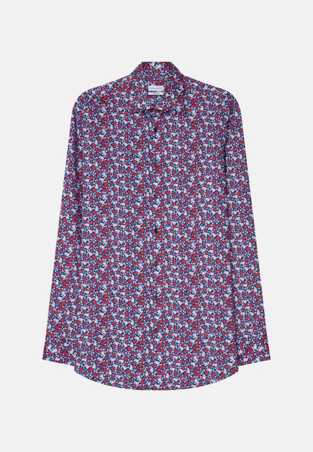 Regular Performance shirt Print in Red |  Seidensticker Onlineshop